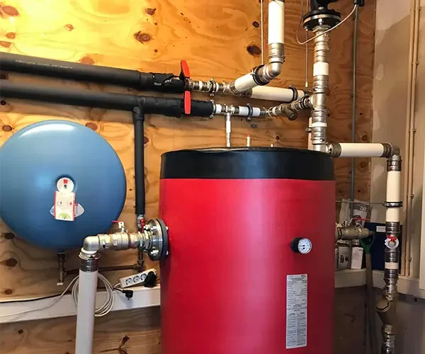 Leidingwerk warmtepomp